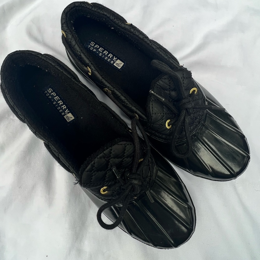Sperry Top-Sider Women’s Quilted Duckling Rain Shoe Size 7